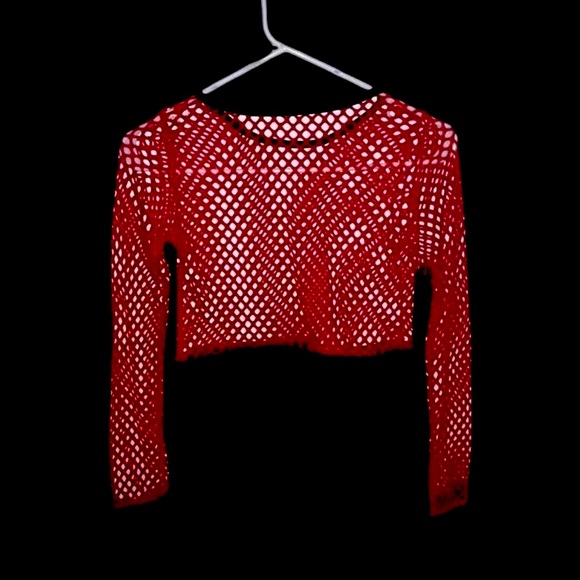 Red fishnet - Picture 2 of 6